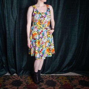 Modcloth Folter Junk Food Dress Sz L